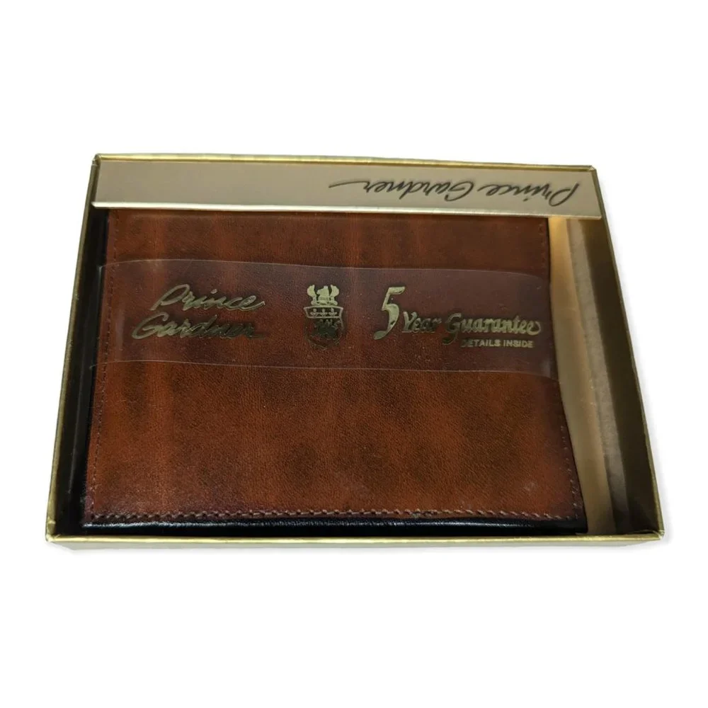 Vintage New Prince Gardner Leather Wallet